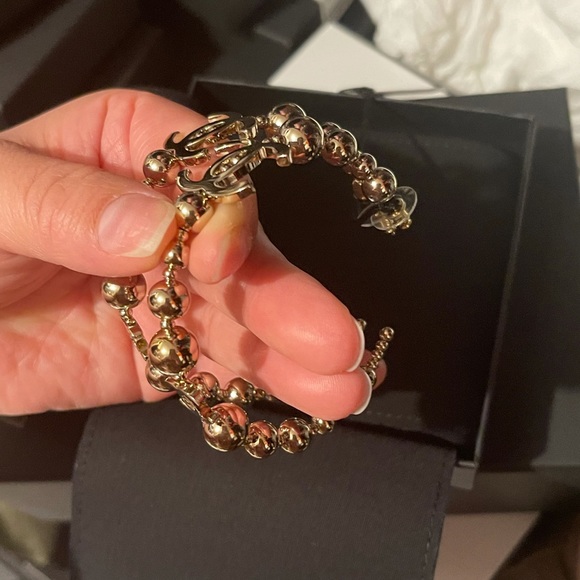 ✨Gorgeous Chanel Hoop Earrings✨ - Picture 9 of 10